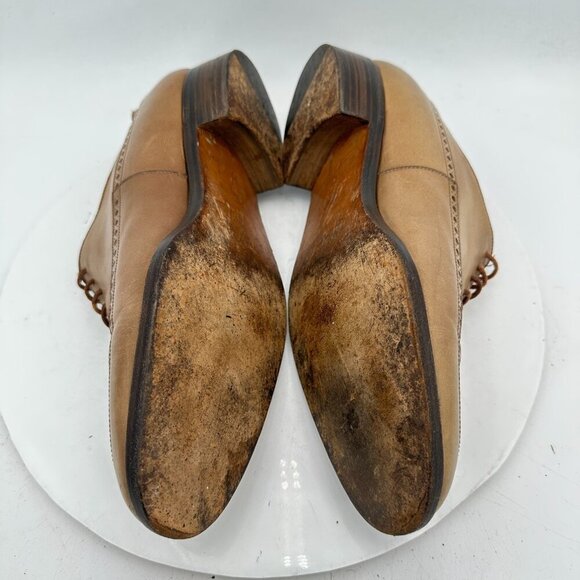 Beltrami Men Size 9 Brown Leather Lace Up Brogue Derby Dress Shoes main image 5